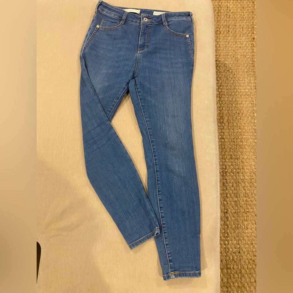 Pilcro and the Letterpress Women's Skinny Jeans in Blue
